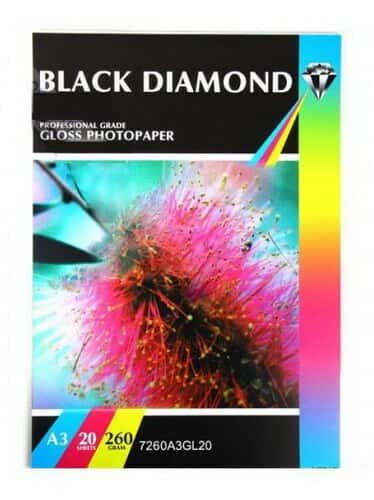 کاغذ فتو گلاسه    A3 Black Diamond119070